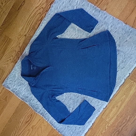 Duluth Trading Co. Blue Long Sleeve Fleece Jacket, Women's Small, EUC - Picture 1 of 7